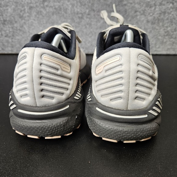 Brooks Womens Adrenaline GTS 22 Size 8.5 Running Gray Rose - Picture 3 of 10